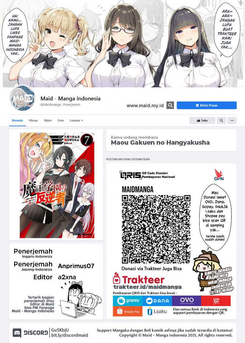 Maou Gakuen no Hangyakusha Chapter 45 Gambar 2